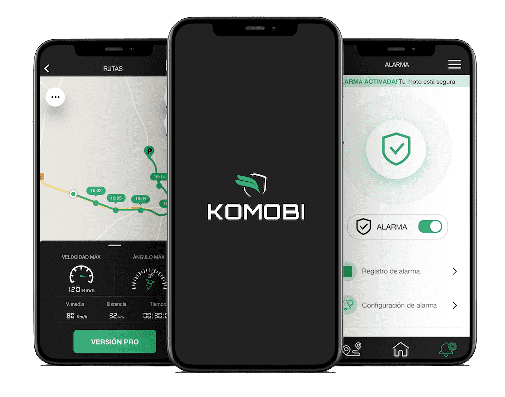 Alarma para moto: Komobi, con localizador GPS – Maquina Motors