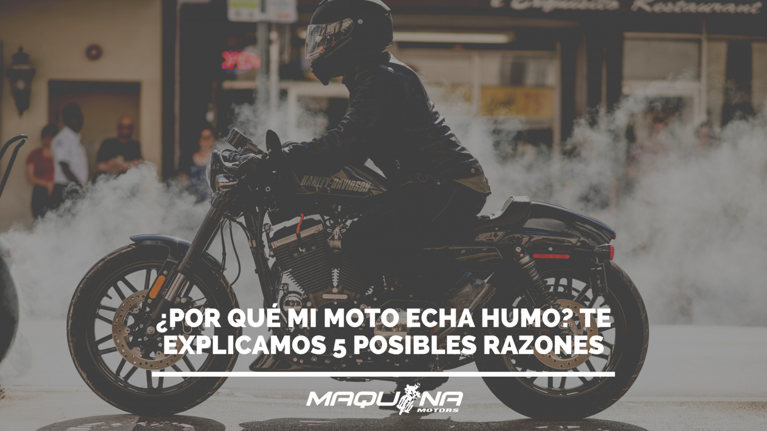 Por Qu Mi Moto Echa Humo Te Explicamos Posibles Razones Maquina