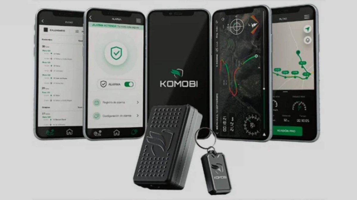 Alarma para moto: Komobi, con localizador GPS