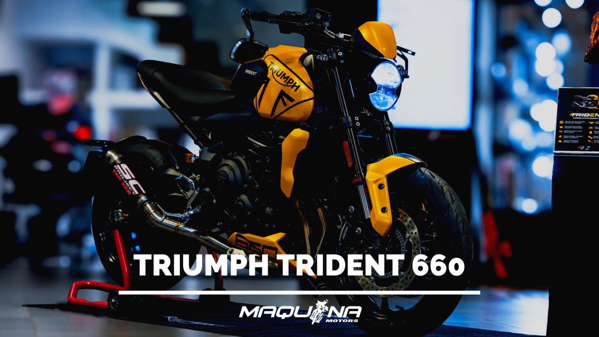 TRIUMPH TRIDENT 660: Edición Maquina Design