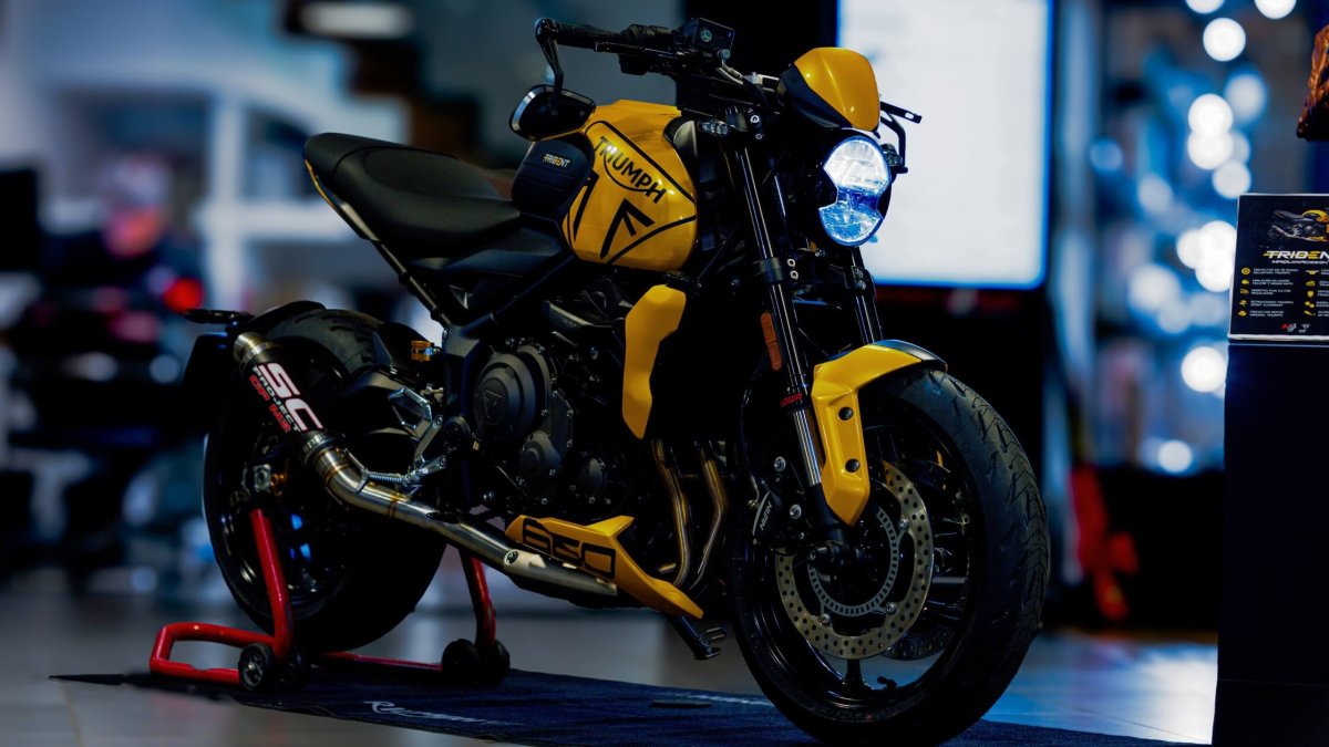 TRIUMPH TRIDENT 660: Edición Maquina Design