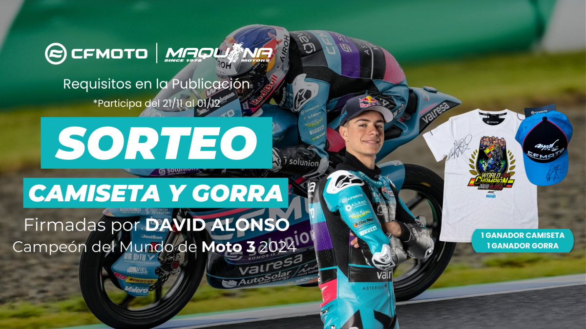 ¡Sorteo: Gana una Camiseta o Gorra Firmadas por David Alonso!