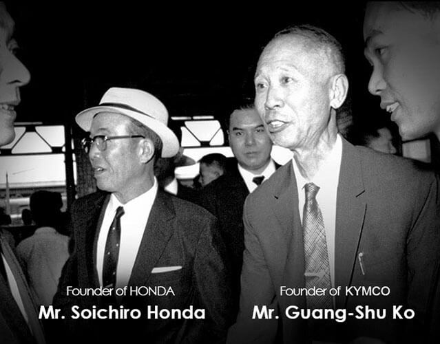 Fundadores de Honda y Kymco