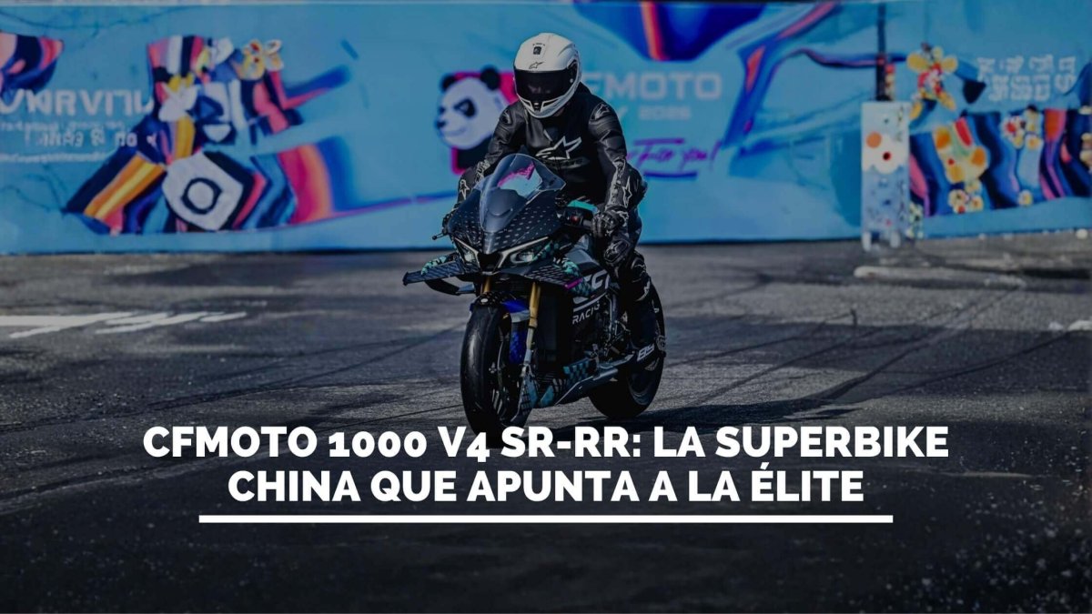 CFMOTO 1000 V4 SR-RR: la superbike china que apunta a la élite