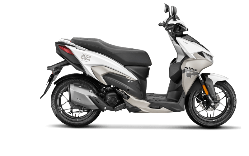 Hero Xoom 125 R color blanco plata perlado