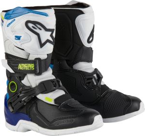 TECH 3S KIDS- WHT BLK ENBL
