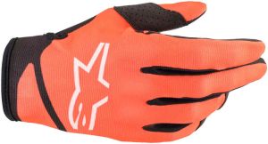 RADAR GLOVES HOT ORANGE BLACK