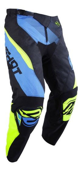 PANTALON KID ULTIMATE BLEU NEON JAUNE M