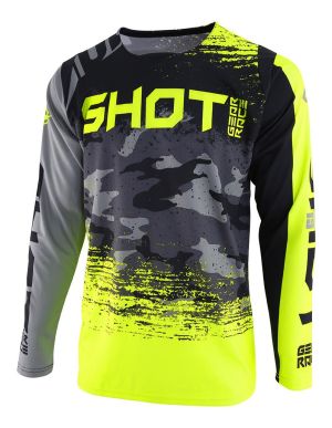 MAILLOT COUNTER GRIS NEON JAUNE XL