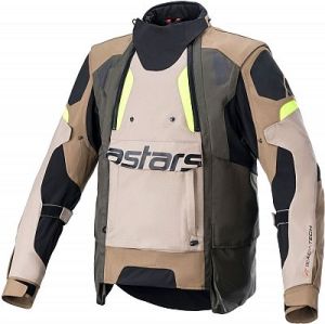 HALO DRYSTAR JACKET DARK KHAKI SAND YELLOW FLUO