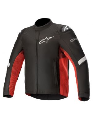 CHAQUETA T SP-5 RIDEKNIT NEGRA BRIGHT ROJA