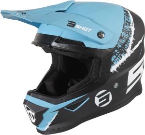 CASCO FURIOUS STORM GRIS VERDE AMARILLO M