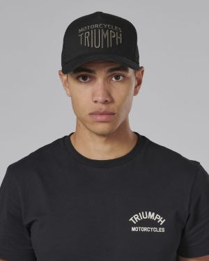 ELLIS TRUCKER CAP BLACK / BLACK
