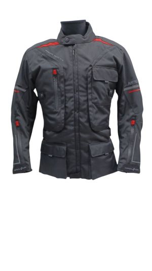 CHAQUETA MAQUINA TRAIL NEGRA/ROJA