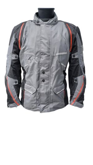 CHAQUETA MAQUINA MUJER TRAIL GRIS/NEGRA/ROJA