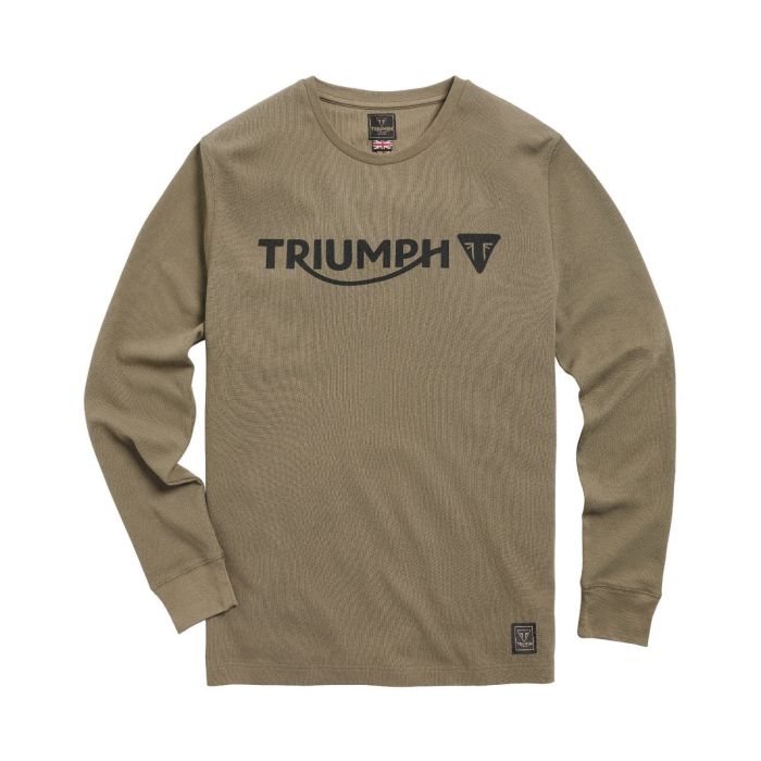 BETTMANN L/S WAFFLE KHAKI T-SH