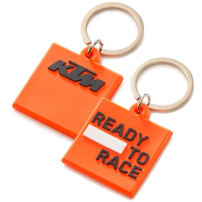 LOGO RUBBER KEYHOLDER ORANGE