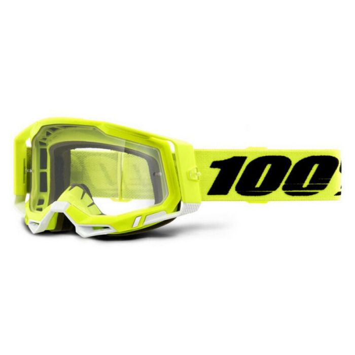 GAFAS 100% RACECRAFT 2 AMARILLO / TRANSPARENTE 22