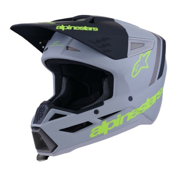 S-M3 YOUTH RADIUM HELMET GR BLK YLW
