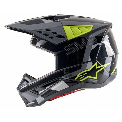 S-M5 ROVER HELMET ECEANTHRACITE YELL FLUO GRAY CAMO