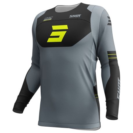 MAILLOT CONTACT SHIELD NEON YELLOW