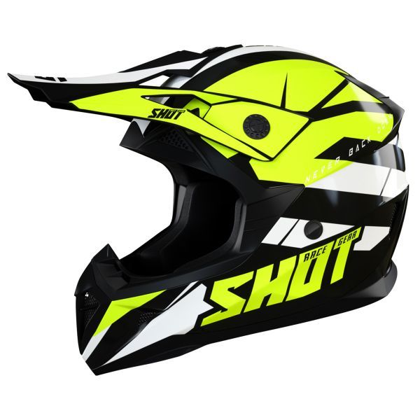 CASCO REVENGE KID NEGRO/NEON/BLANCO L