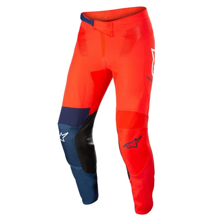 SUPERTECH BLAZE PANTS BRIGHT RED DARK BLUE WHITE