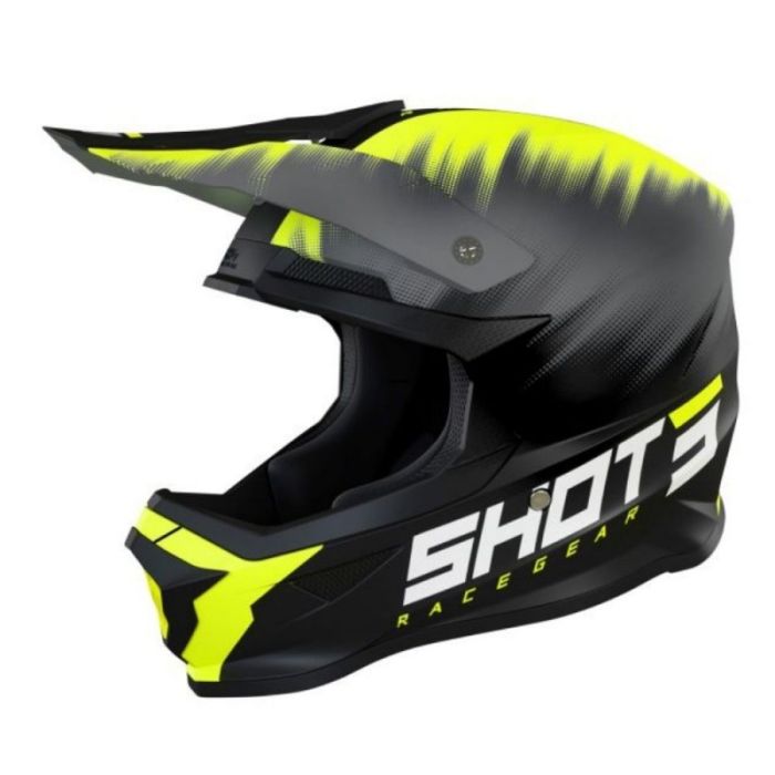 CASCO FURIOUS CAMO AMARILLO FLUO L