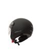 CASCO MAQUINA SEMI JET NEGRO MATE