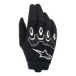 FULL BORE V2 GLOVES BLACK WHITE