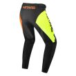 YOUTH RACER COMPASS PANTS BLACK YELLOW FLUO CORAL