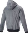 CHROME IGNITION HOODIE MELANGE DARK GRAY WHITE