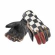 CHECKERBOARD GLOVE - BLACK / RED / BONE / GOLD