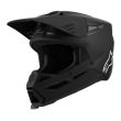 S-M3 SOLID HELMET ECE06 BLACK MATT