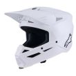 S-M3 SOLID HELMET ECE06 WHT GLOSSY
