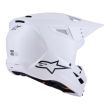 S-M3 SOLID HELMET ECE06 WHT GLOSSY