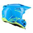 S-M3 FORE HELMET ECE06 CYAN GLOSSY