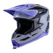S-M3JETTSON HELMET ECE06 GRAY PRP BK GLS