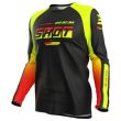 MAILLOT DRAW KID BLOCK NEON YELLOW