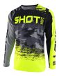 MAILLOT COUNTER GRIS NEON JAUNE M