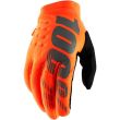 GUANTES 100% BRISKER NARANJA FLUOR / NEGRO