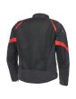 CHAQUETA DEPORTIVA TRIPLE DE MALLA NEGRO/BLANCO/ROJO S