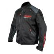 CHAQUETA CONTACT BLACK RED L