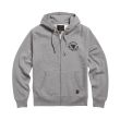 DIGBY FULL ZIP HOODY GREY MARL