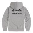 DIGBY FULL ZIP HOODY GREY MARL