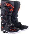 BOTAS TECH 7 ENDURO NEGRO RED FLUO