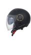 CASCO MAQUINA JET NEGRO MATE