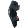 SX-1 YOUTH KNEE PROTECTOR BLACK RED