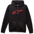 AGELESS II FLEECE NEGRO ROJO