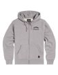 DOLAN FULL ZIP HOODIE GREY MARL S